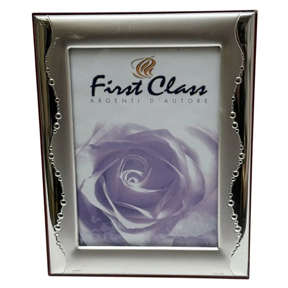 Argenti D'Autore First Class Photo Frame Silver Finish Italian Style 6.75